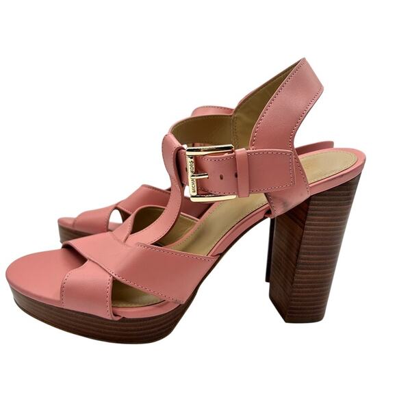 Michael Michael Kors Women's Pretty Pink Ankle‎ Strap Sandals Size 8M - Picture 5 of 13